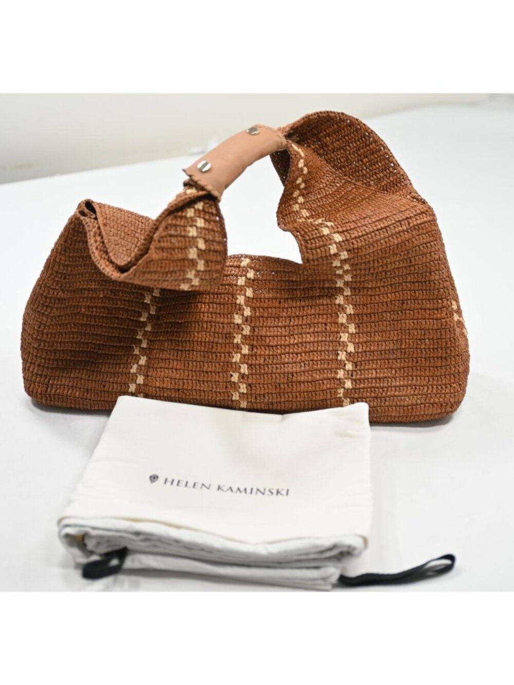 Helen Kaminski Euphoria Tote in Nutshell/Natural - Picture 2 of 9
